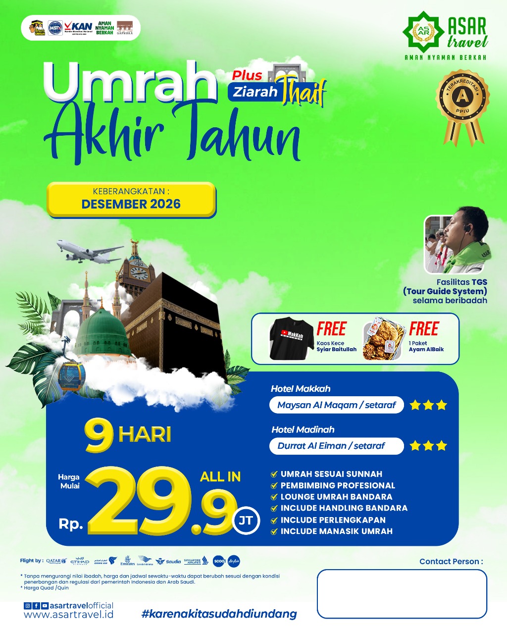umroh akhir tahun 2026