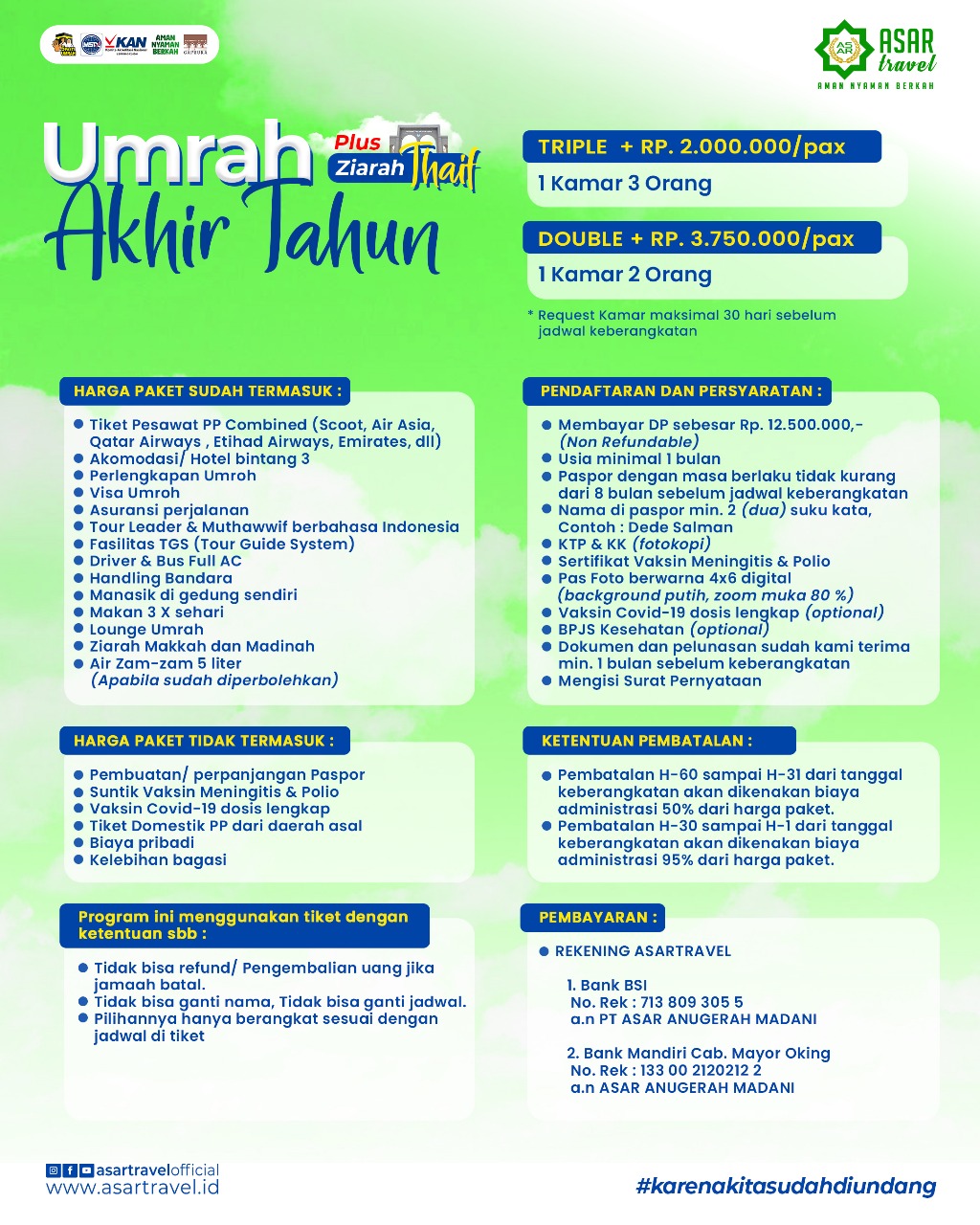 umroh akhir tahun 2026